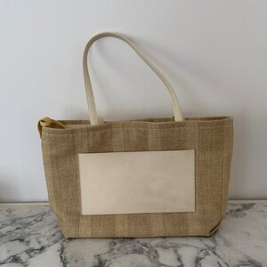 Loro Piana Beach Tote with Leather Pouch – Gently Used
